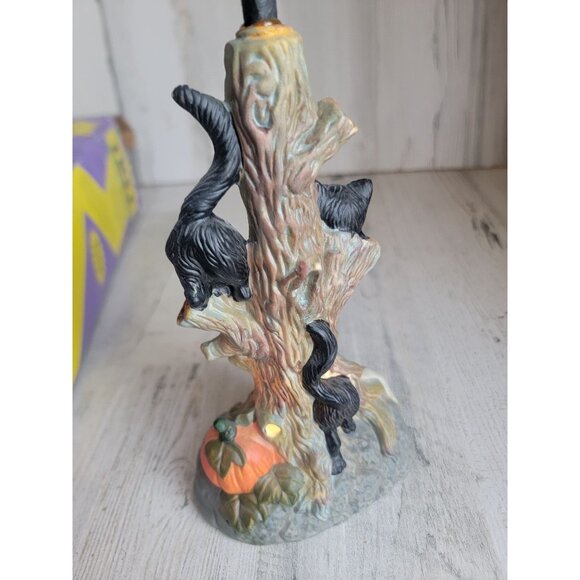 Vintage Halloween cat tree ceramic home decor scary - Picture 6 of 6